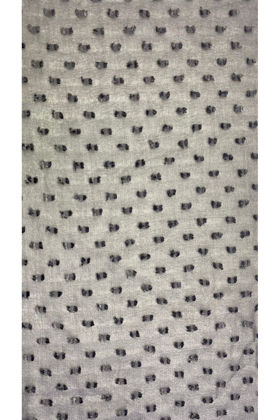 9355-METRE Şifon Yerli Lez Polyester Puanlı Metalleştirilmiş Siyah 150 CM