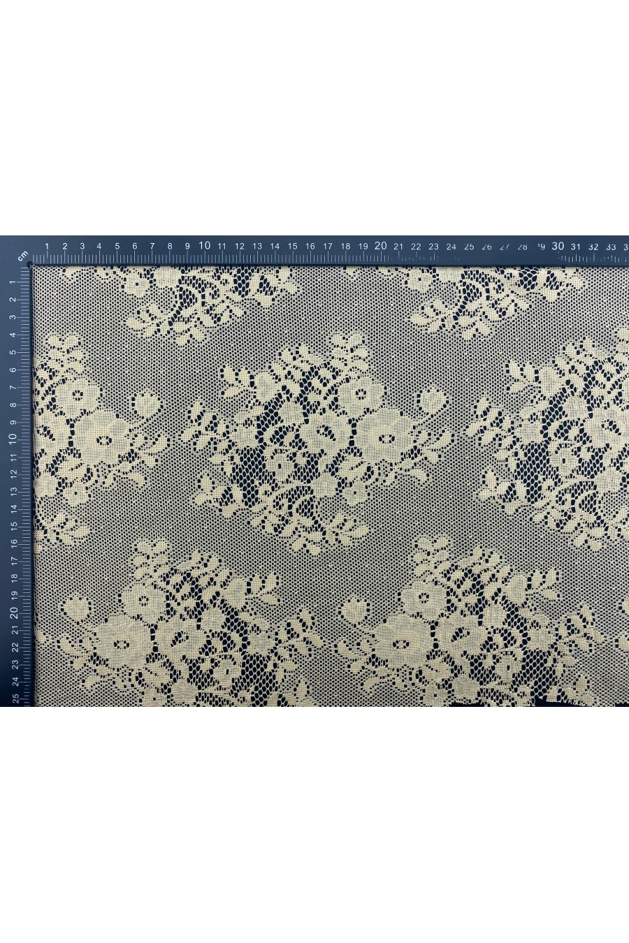 16040-KG Bej Polyester Dantel