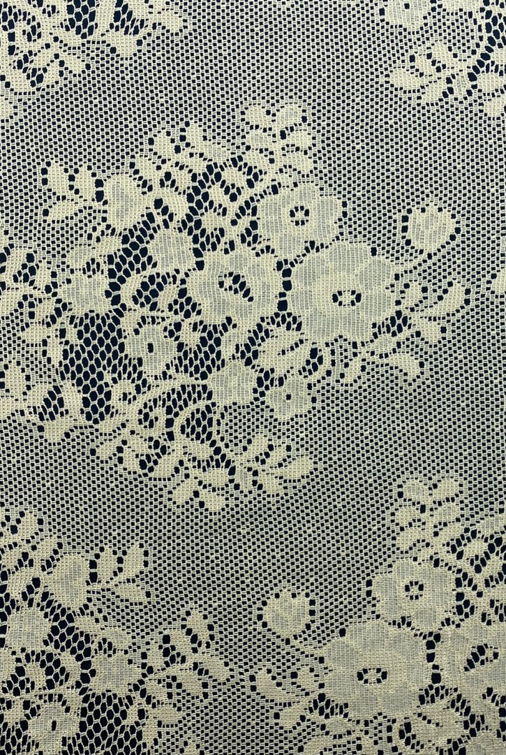 Bej Polyester Dantel