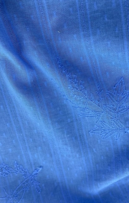 19371 KUMAŞ/İTHAL/LEZ/POLYESTER/VUAL/BLUE/135 CM