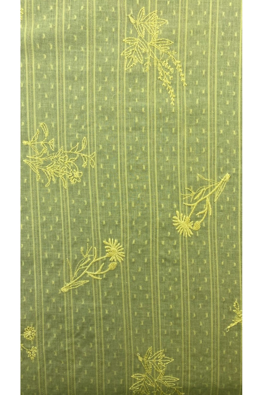 19371-METRE Sarı Vual Polyester Kumaş – 135 cm En | Enerjik Yaz Tasarımları İçin