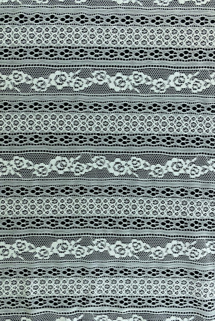 Kasar İşlemli Likralı Naylon İthal Dantel - 155 cm