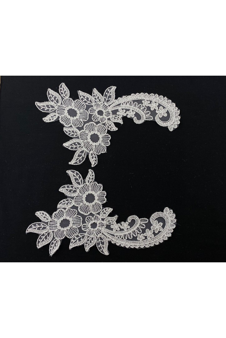 Kordlu Ham Aplik Polyester Brode