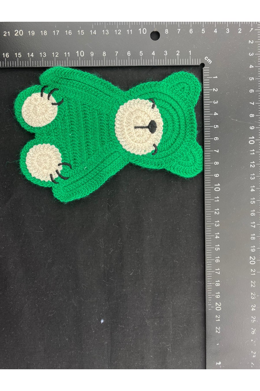 Yeşil Akrilik Aplik – Tığ İşi