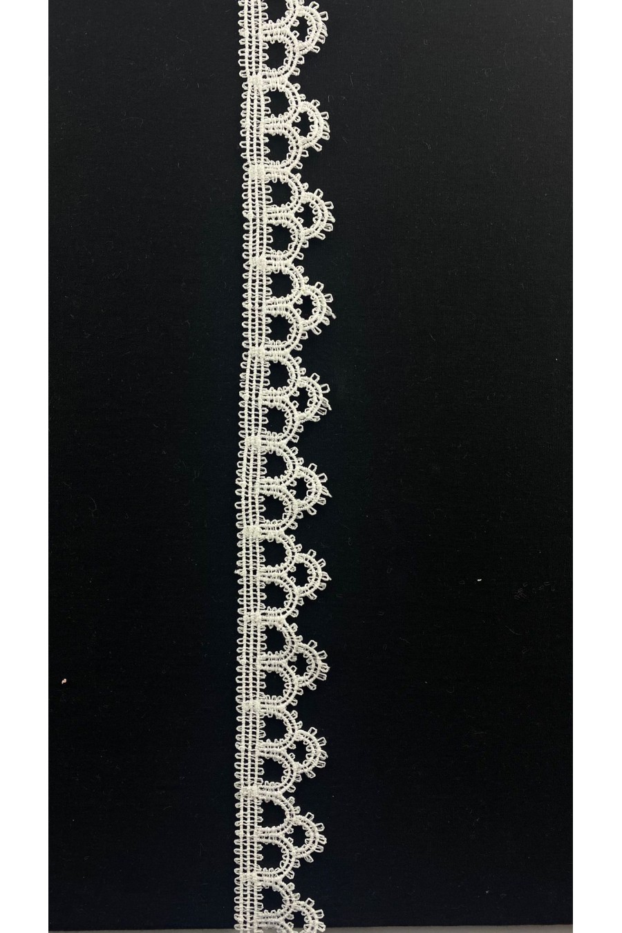 2,5 cm Ham Mat Güpür Bant, Yerli Polyester