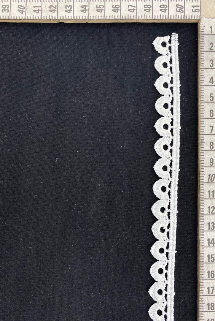 1,5 cm Mat Polyester Güpür Brode Bant