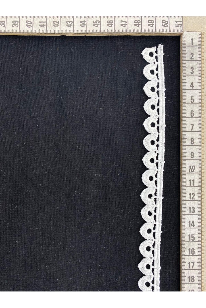 1,5 cm Mat Polyester Güpür Brode Bant