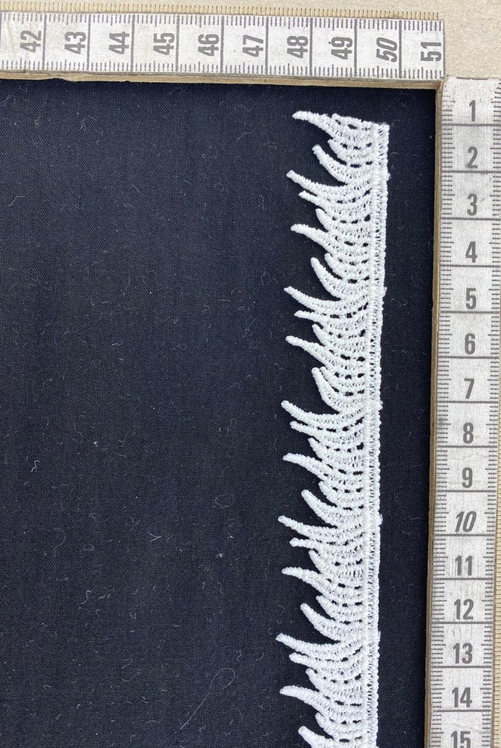 2 cm Genişliğinde Ham Mat Güpür Bant, Yerli Polyester