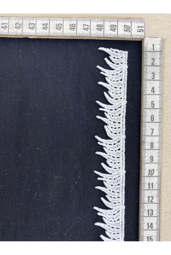 2 cm Genişliğinde Ham Mat Güpür Bant, Yerli Polyester