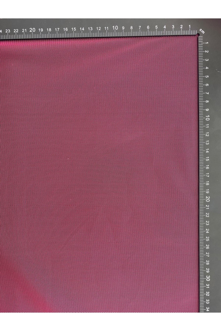 Fuşya Yerli Likralı Polyester Tül, 160 cm