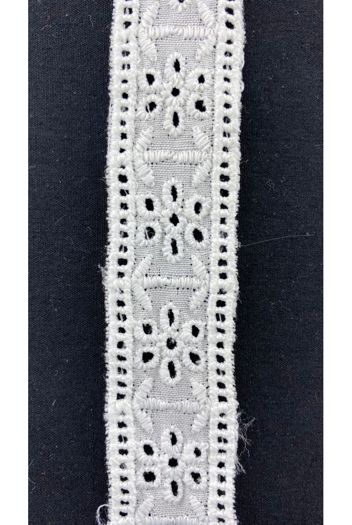 Terikoton Mat Brode Bant, Polyester, Kasar