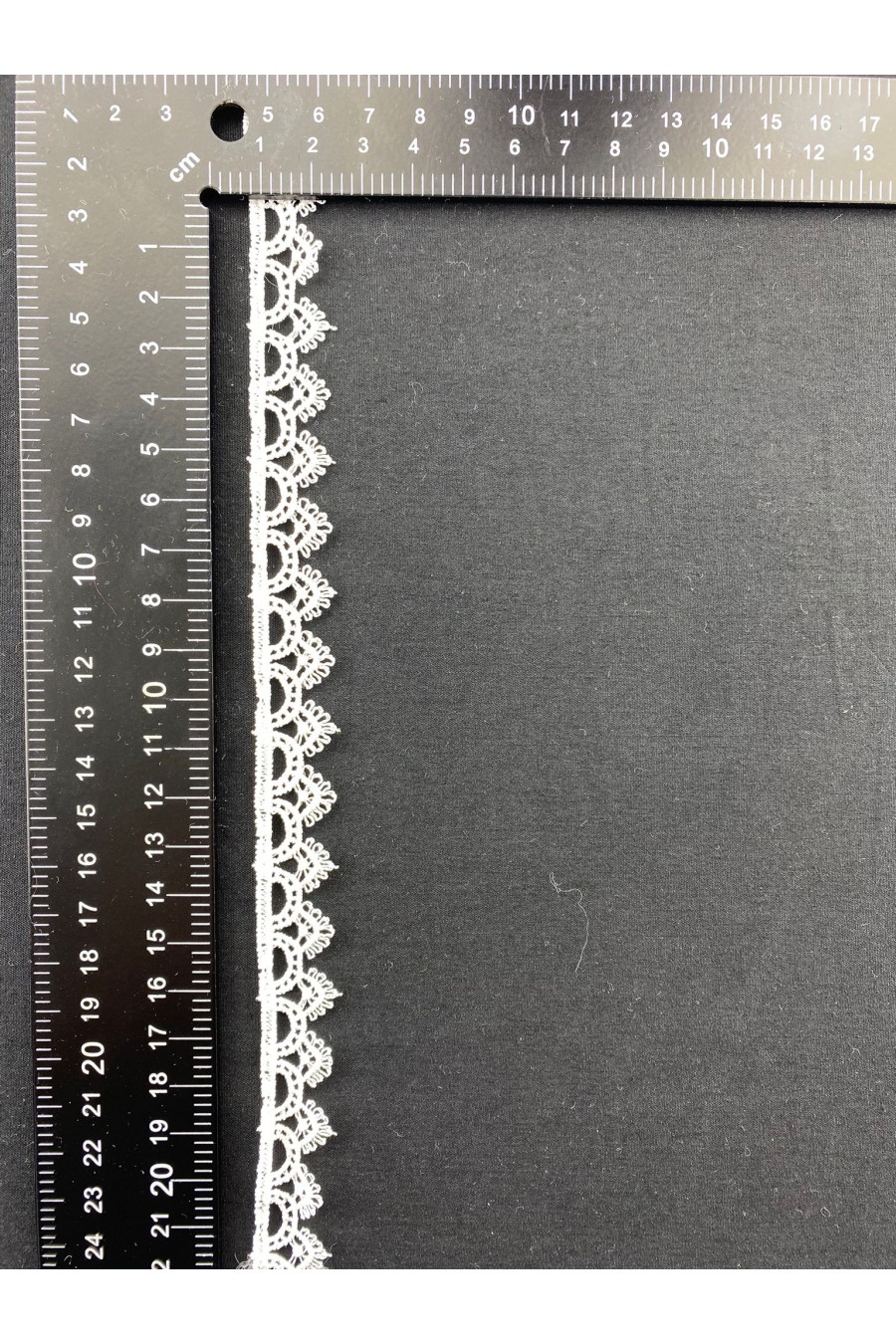 Ham Mat Polyester Güpür Brode Bant, 1,5 cm