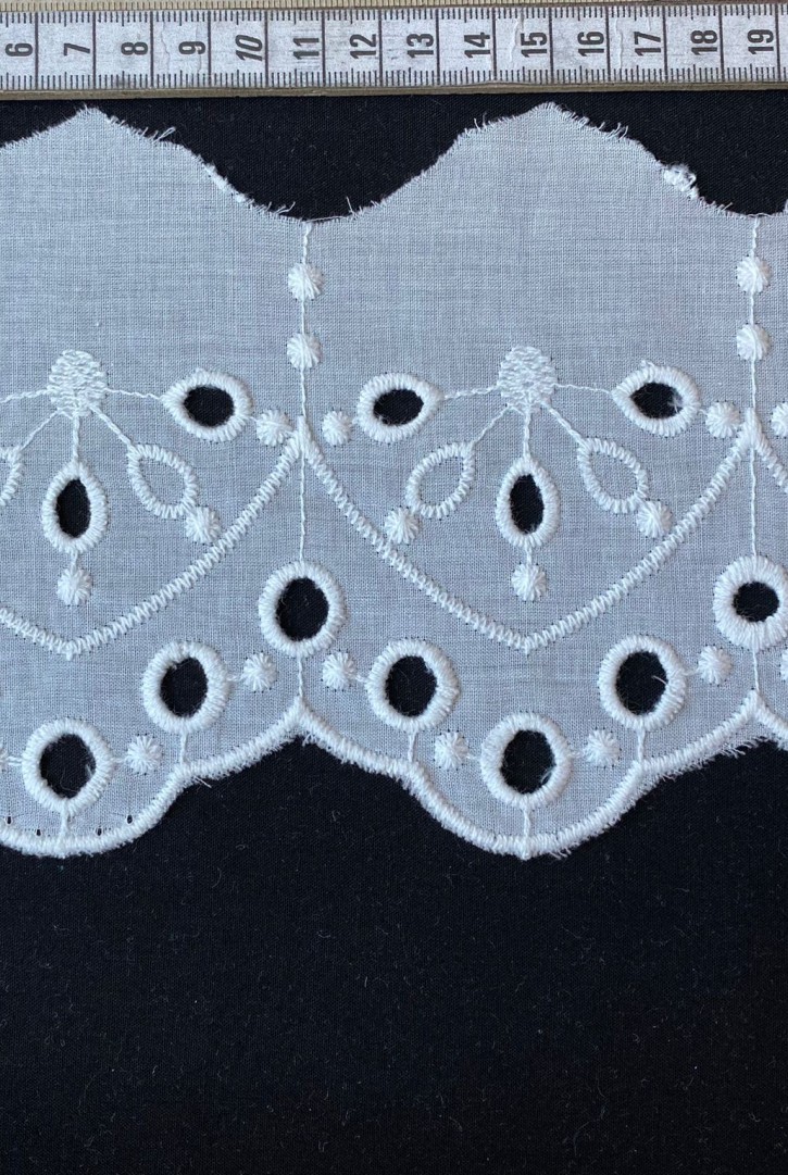 Pamuk Vual Brode Bant, Bohrerli, Kasar, 13.5 cm