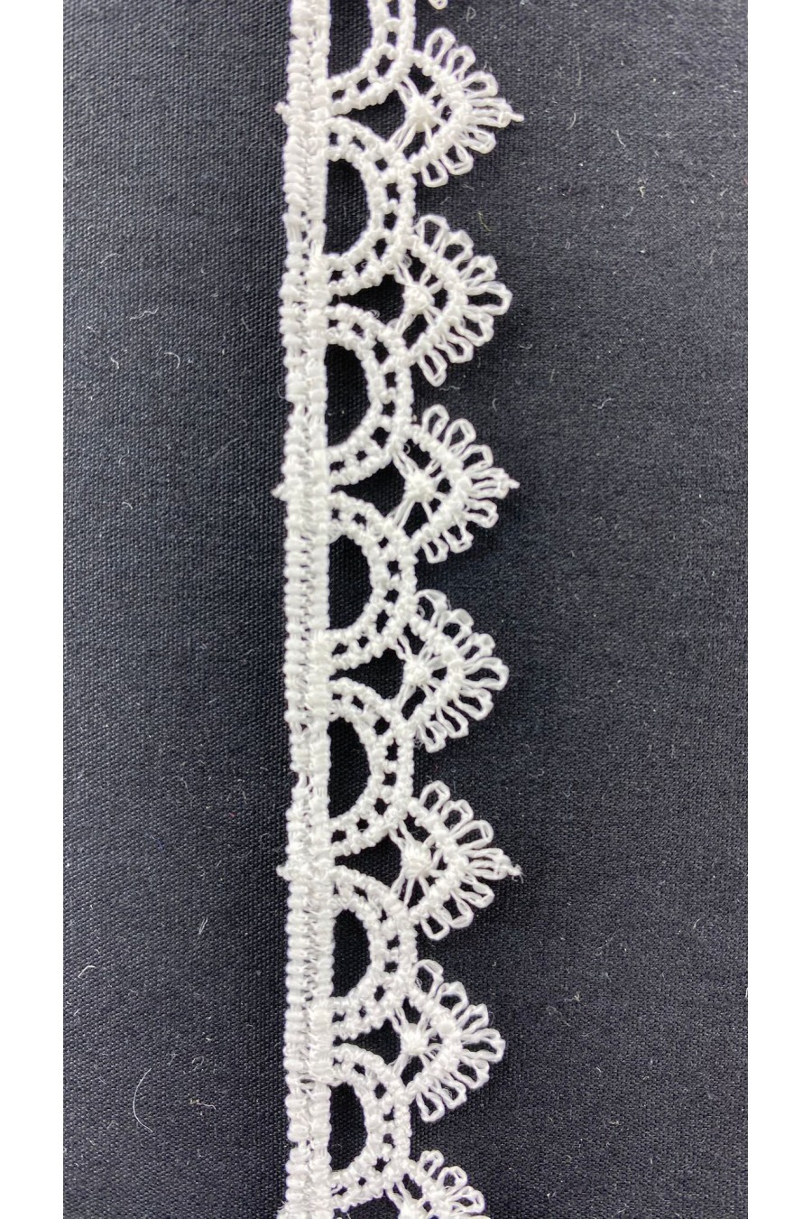 Ham Mat Polyester Güpür Brode Bant, 1,5 cm