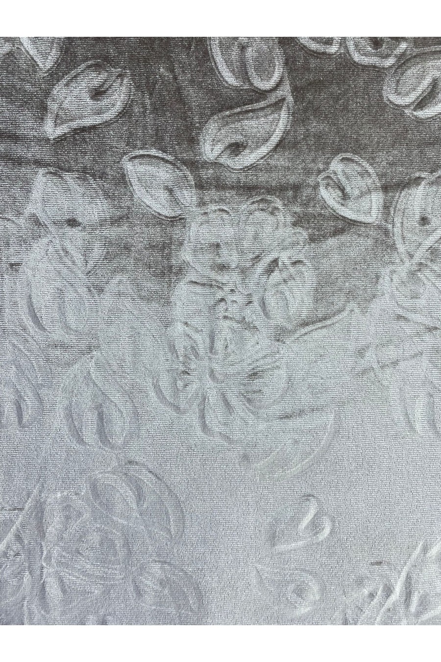 13441 KADİFE KUMAŞ/YERLİ/LEZ/POLYESTER/3D BASKI/BEJ/145 CM