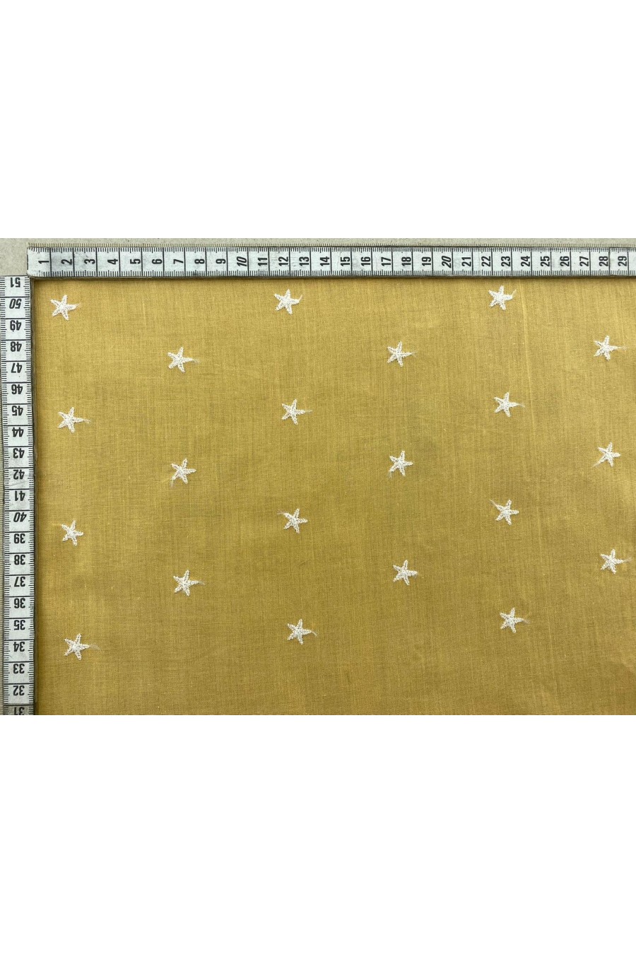 Mango Zemin Yıldızlı Vual Brode, Ham İplik, Yerli