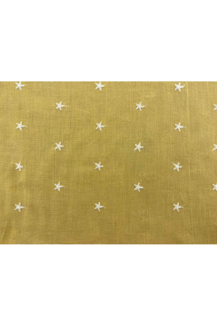 Mango Zemin Yıldızlı Vual Brode, Ham İplik, Yerli