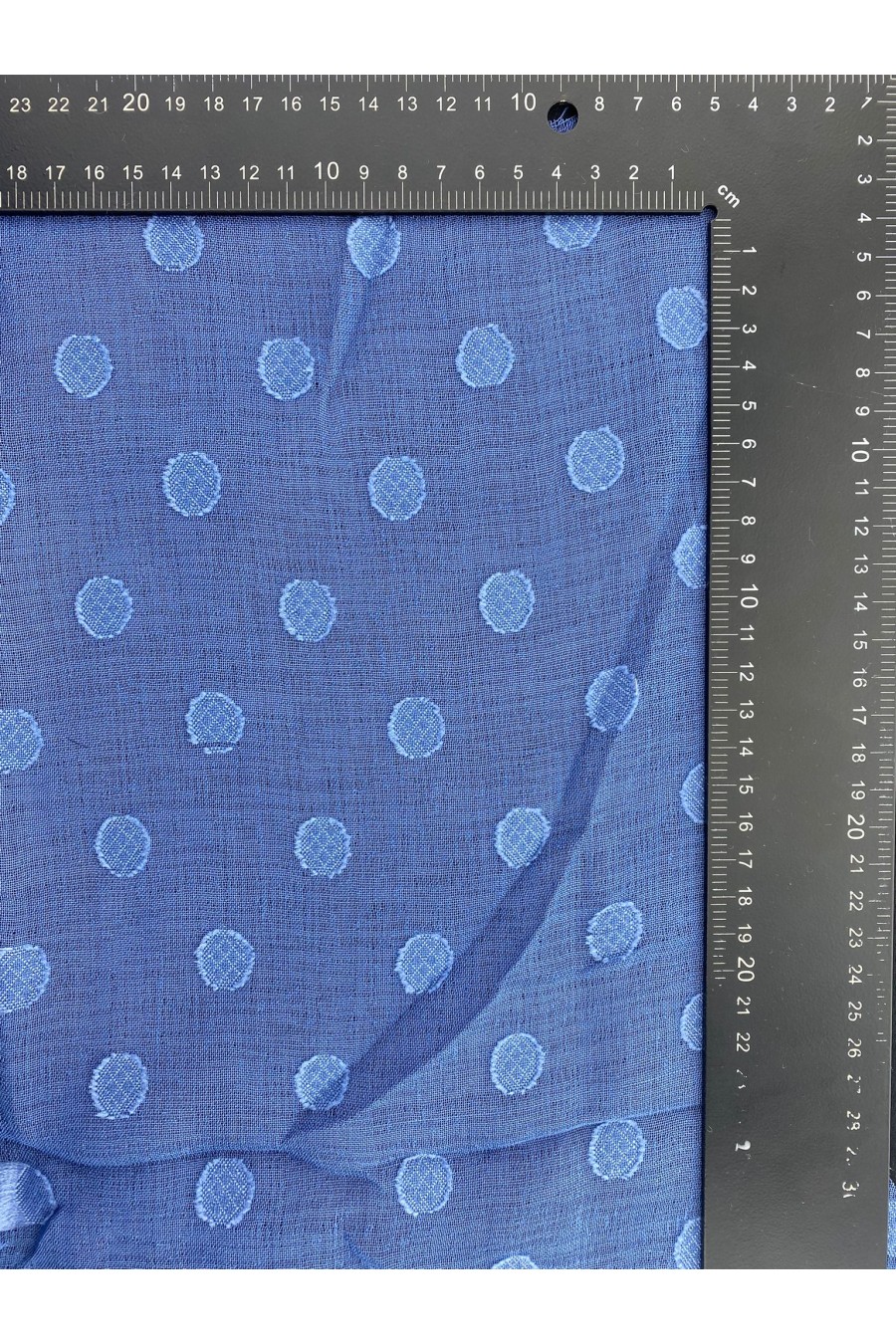 İndigo Renkli Dokuma Polyester Kumaş