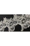 22846 DANTEL/İTHAL/BANT/POLYESTER/APLİKE/BEYAZ/18 CM