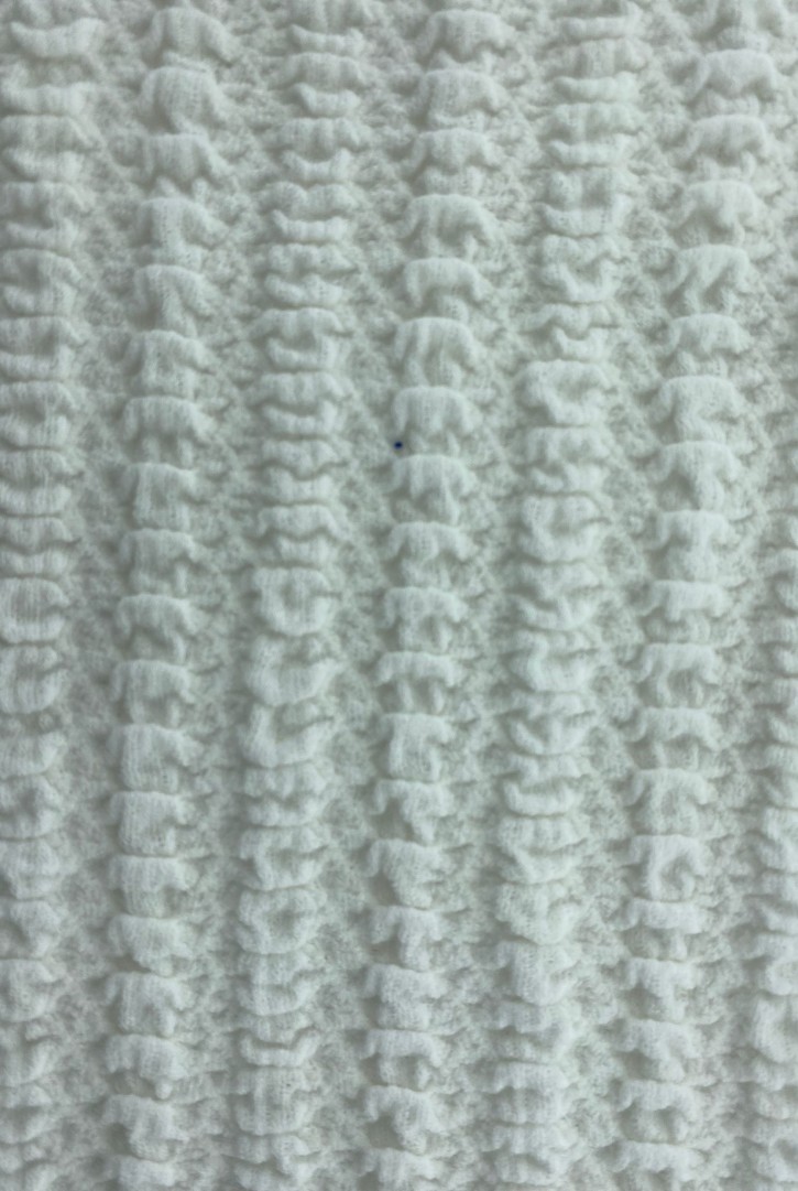 19584 Dantel Kumaş – Pamuk/Polyester – Beyaz – Bürümcük – 170 cm