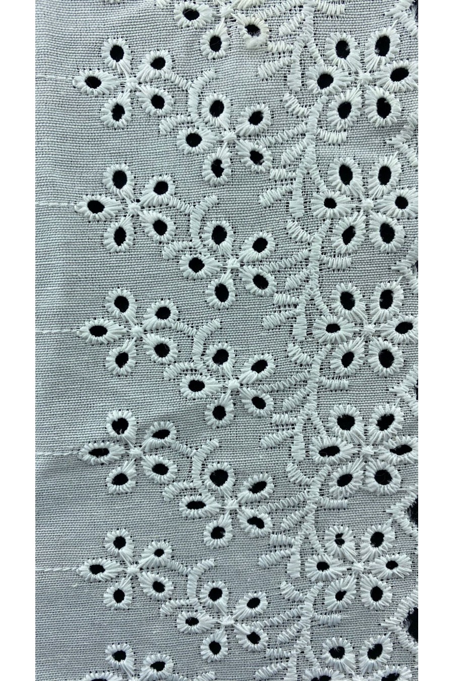 8 cm Genişliğinde Terikoton Pamuk Polyester Brode Bant