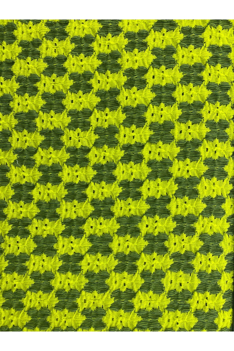 19585 Dantel Kumaş – Pamuk/Polyester – Yeşil – Bürümcük – 140 cm