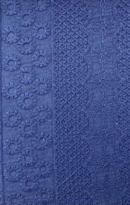 Lacivert Vual Pamuk Brode