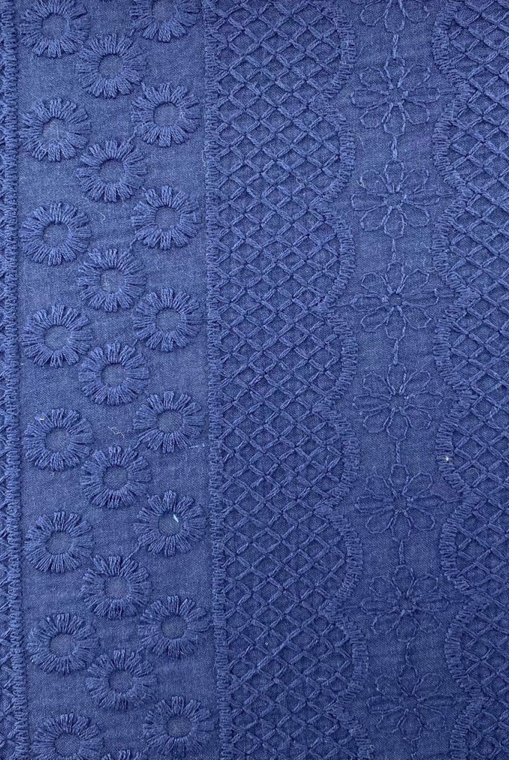 Lacivert Vual Pamuk Brode