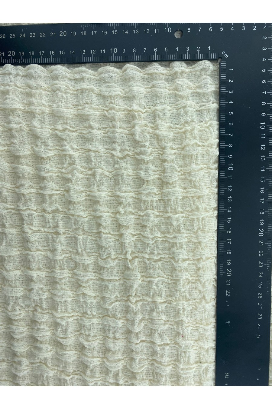 19588 Dantel Kumaş – Pamuk/Polyester – Ham – Bürümcük – 160 cm