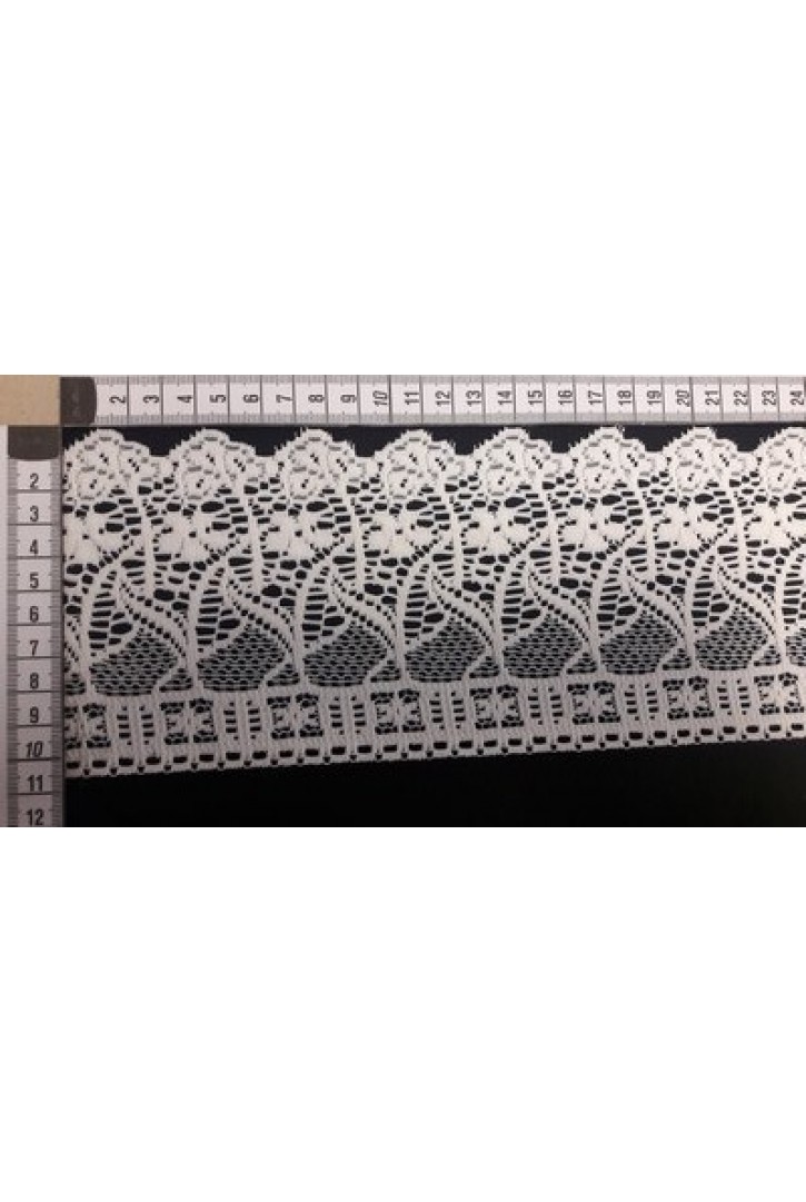 Düz Ham Güpürümsü Brode Bant, Yerli, Polyester