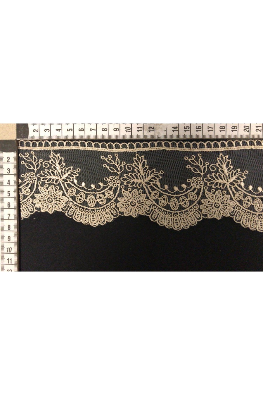 Gold Tül Üzeri Brode Bant, 12F0012 Polyester