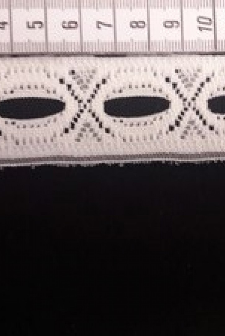 Düz Ham Güpürümsü Polyester Brode Bant