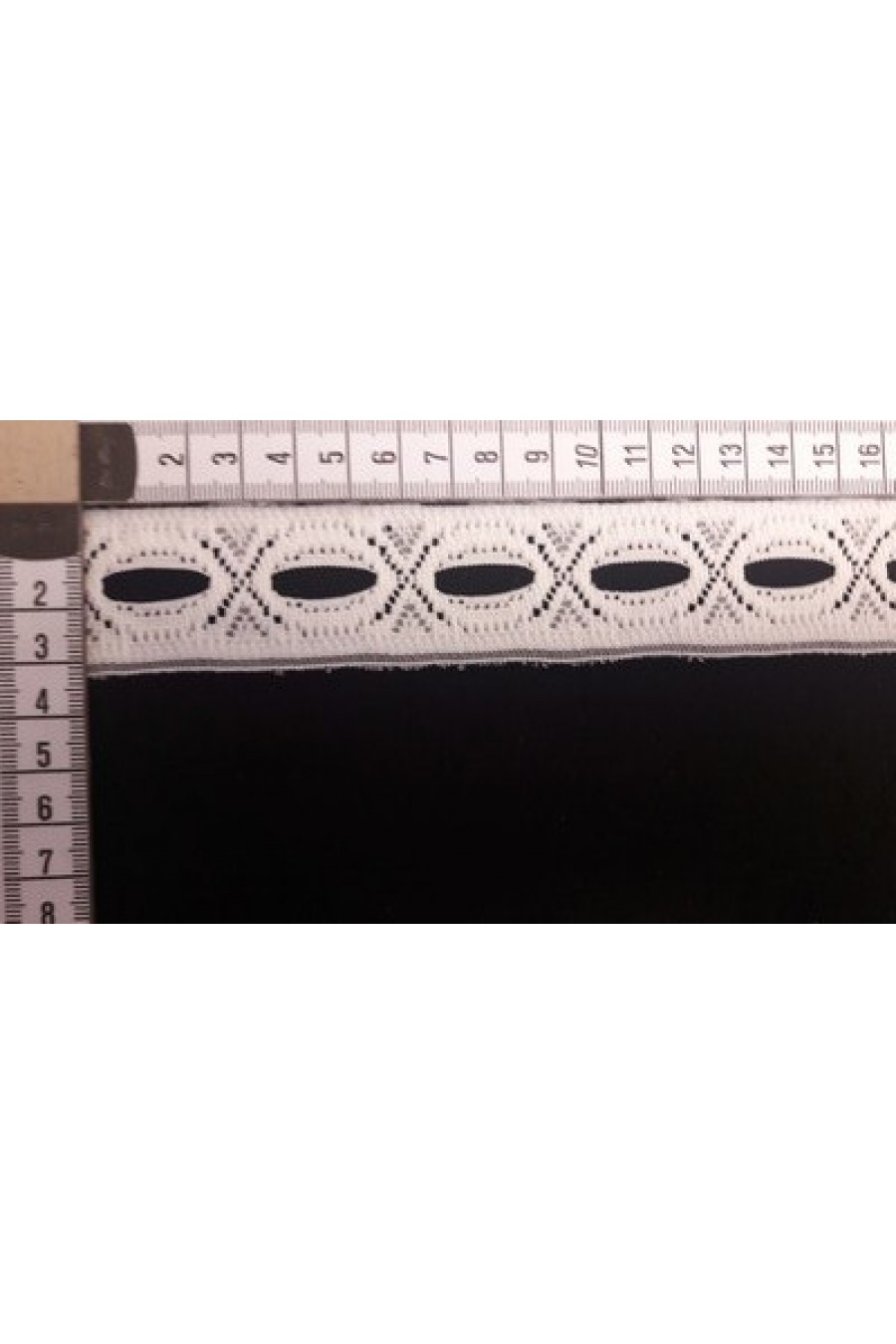 Düz Ham Güpürümsü Polyester Brode Bant