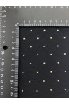 21763 DANTEL/YERLİ/LEZ/POLYESTER ELASTAN/GOLD PVC BASKI/SİYAH/160 CM