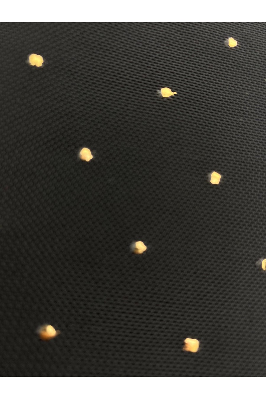 21763 DANTEL/YERLİ/LEZ/POLYESTER ELASTAN/GOLD PVC BASKI/SİYAH/160 CM