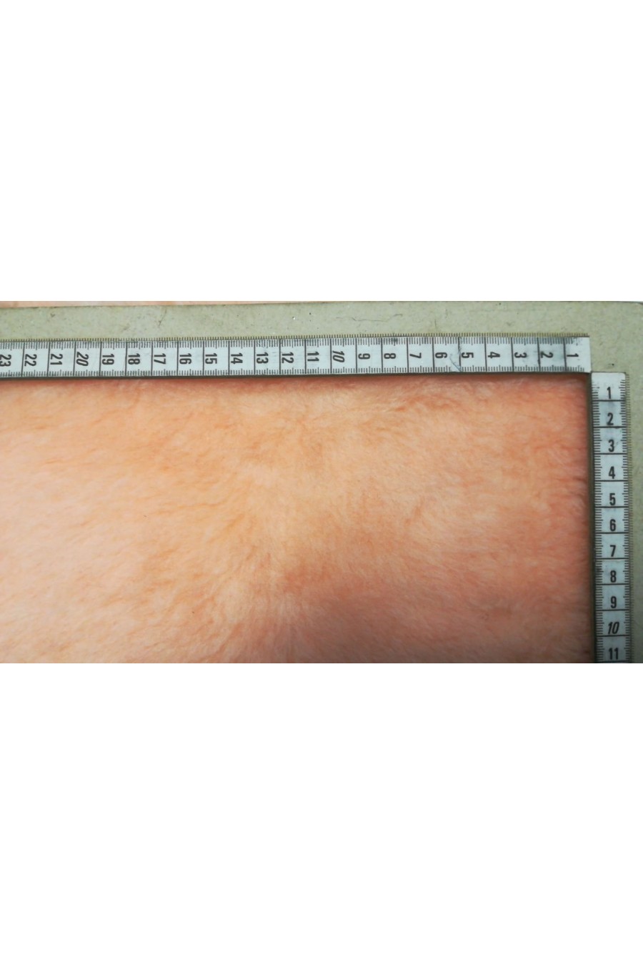 Somon Renkli Peluş Kumaş