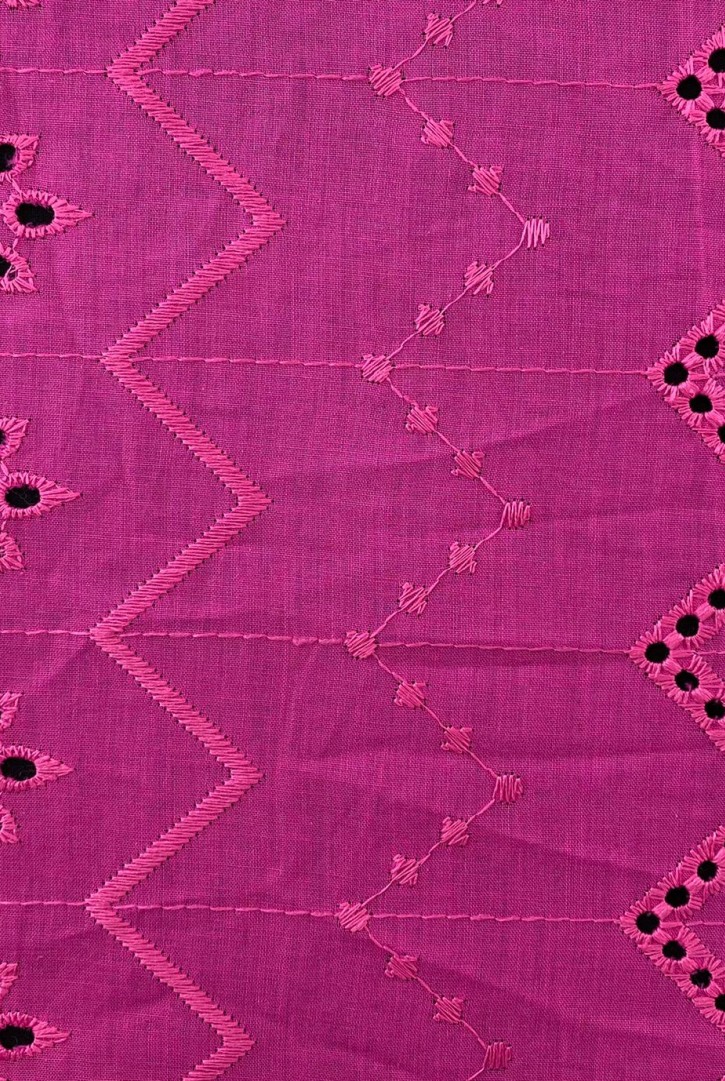 9887 BRODE/YERLİ/LEZ/VUAL/MAT POLYESTER/FUŞYA/130 CM