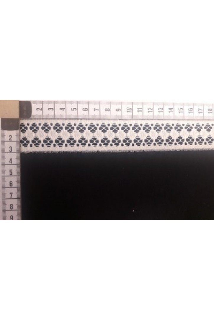 Düz Ham Güpürümsü Polyester Brode Bant