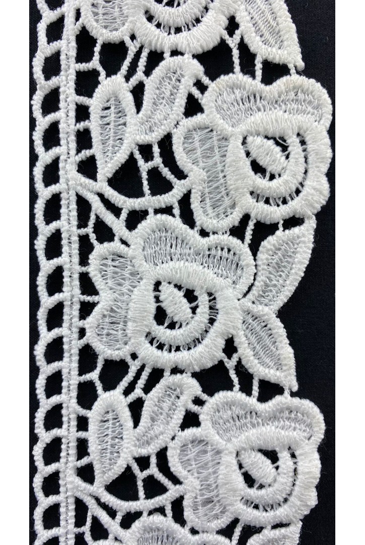 Ham Mat Polyester İthal Güpür Brode Bant