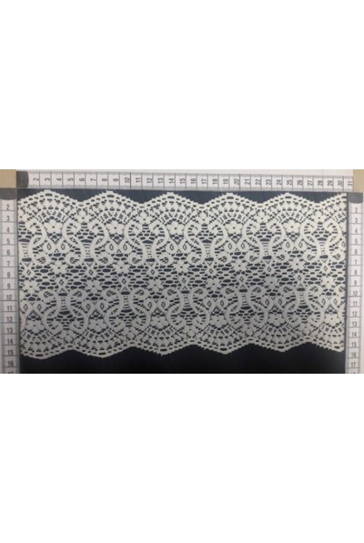 Ham Yapıda Düz Güpürümsü Polyester Brode Bant