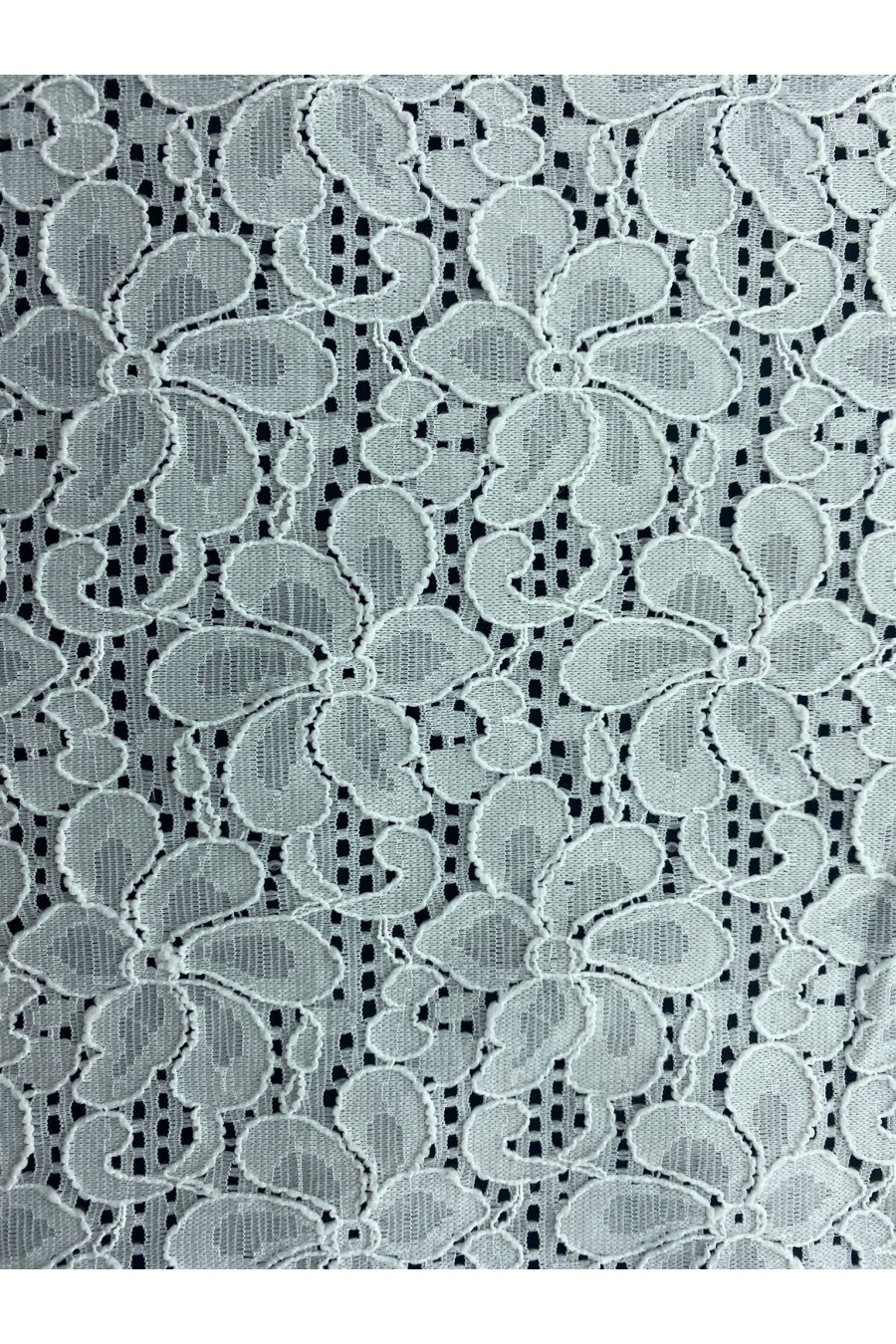 Likralı Fiksli Naylon Dantel Kumaş, 150 cm