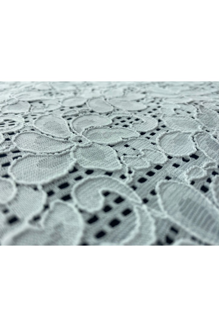 Likralı Fiksli Naylon Dantel Kumaş, 150 cm