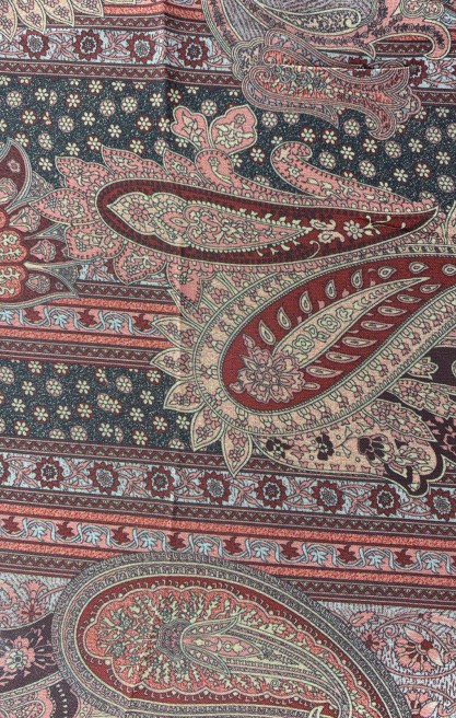 Dijital Baskılı Yerli Şifon Kumaş, 150 cm