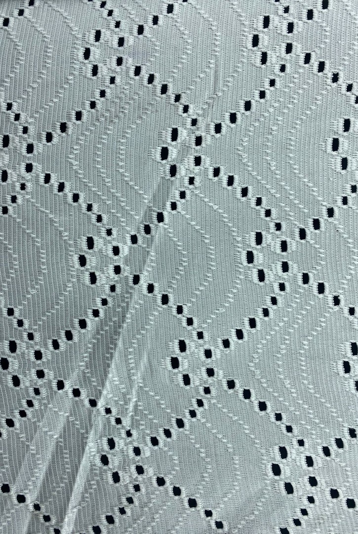 Mat Polyester Fiksli Yerli Dantel, 150 cm