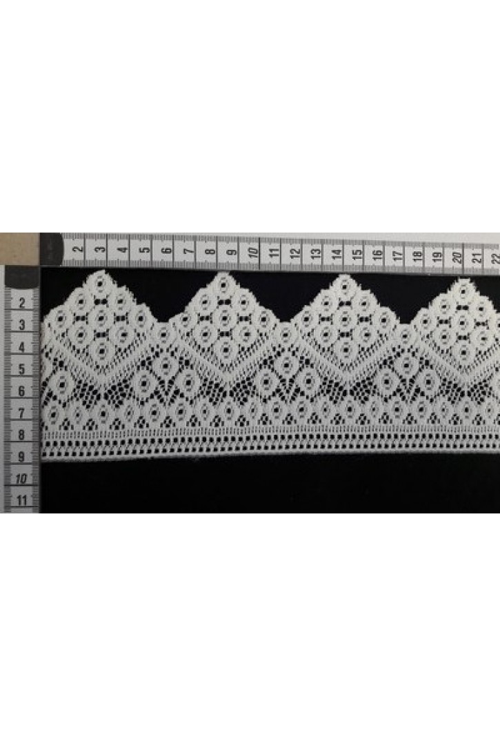 Ham Güpürümsü Polyester Brode Bant