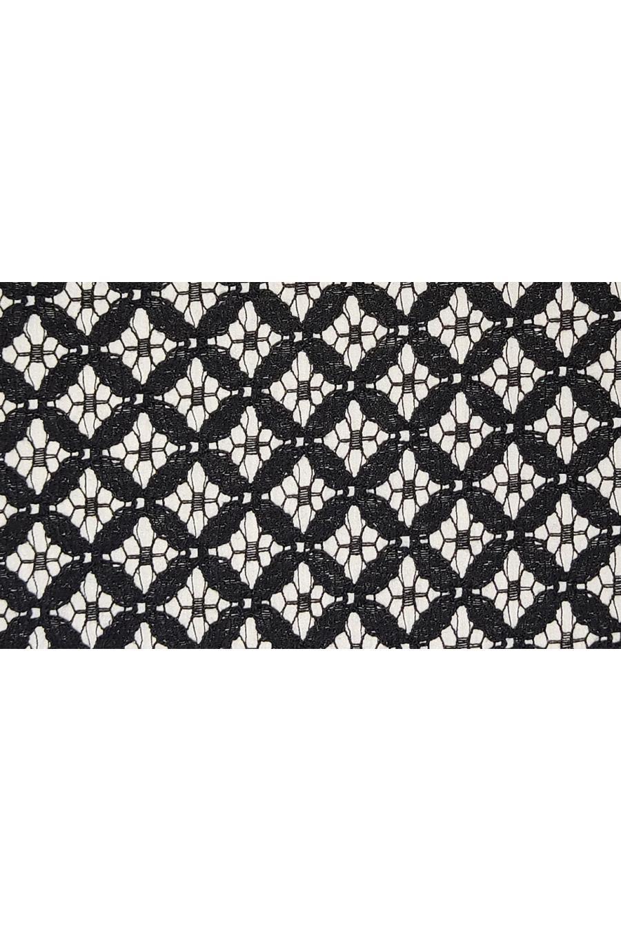 3057-KG Siyah Yerli Polyester Dantel