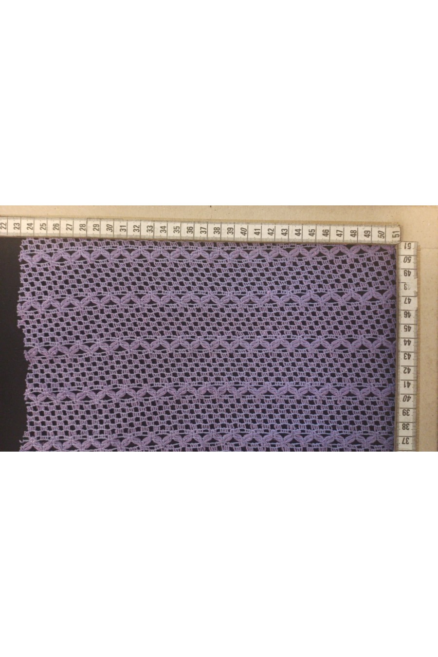 Lila Pamuk Polyester Dantel - Yerli Üretim (5319)