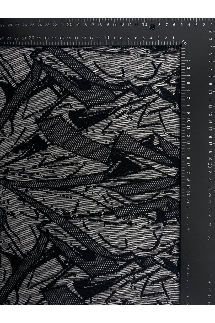 Yerli Üretim Siyah Polyester Dantel