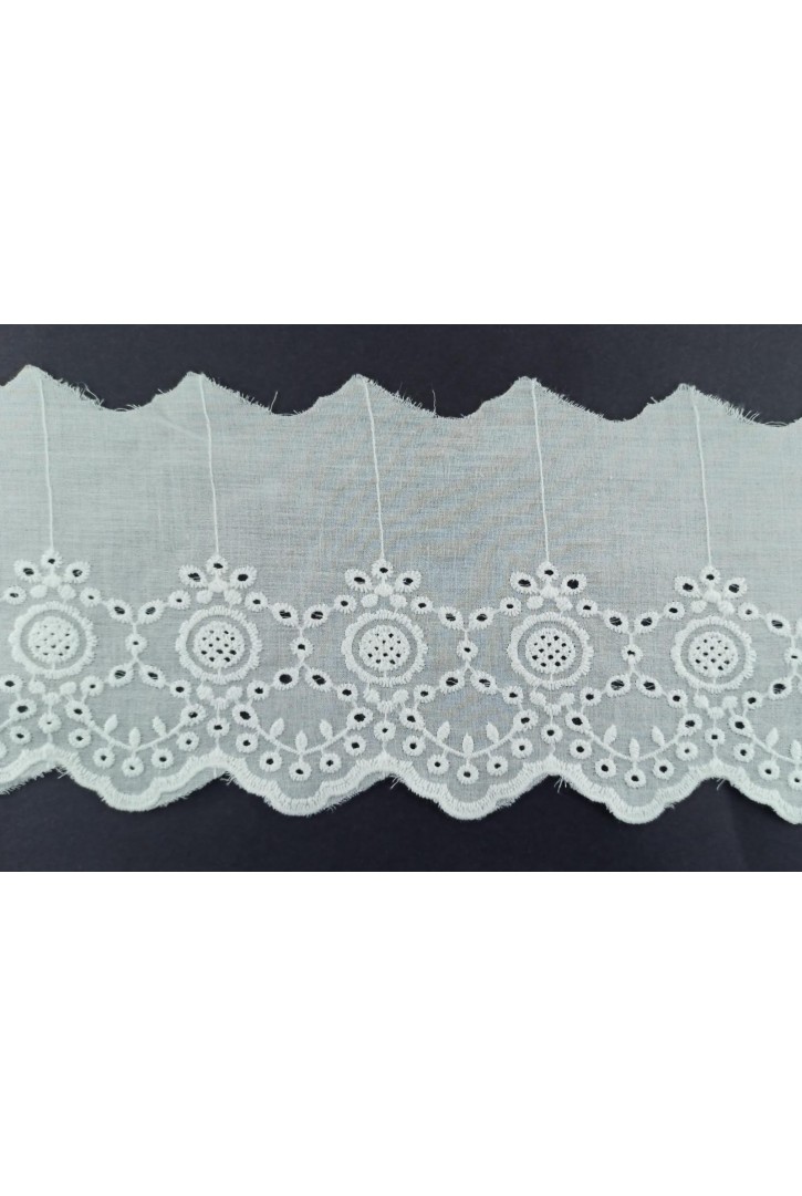 Kasar İşlemli Bohrerli Polyester Vual Yerli Brode Bant