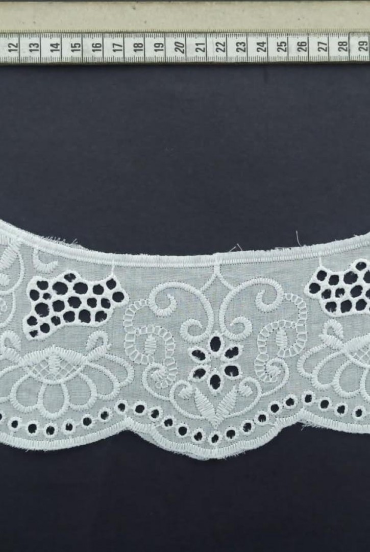 11 cm Ham Bebek Yaka Pamuk Polyester Brode